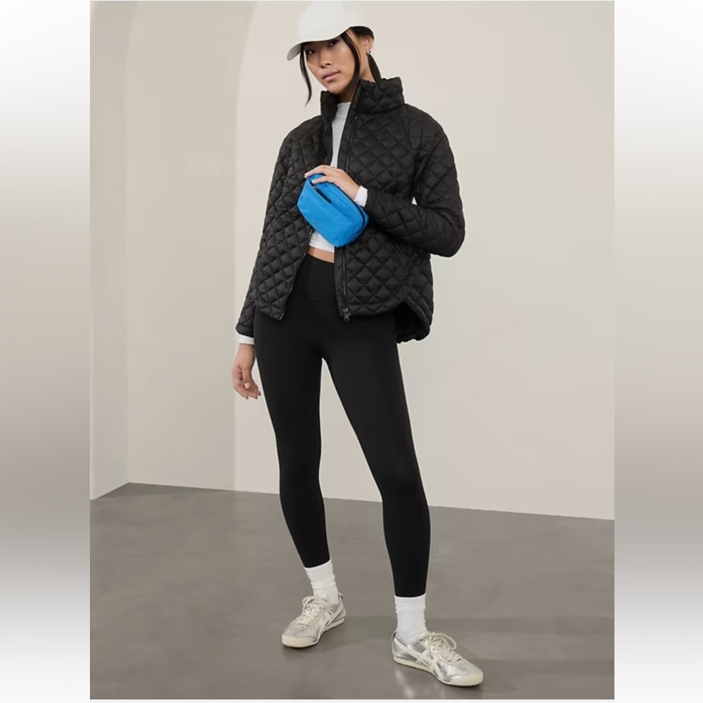 Athleta Whisper Featherless Puffer Jacket, a diamond-quilted